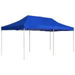 vidaXL Tente de réception pliable Aluminium 6 x 3 m Bleu