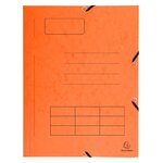 Chemise À Élastique Imprimée 3 Rabats Carte Lustrée 355gm2 - A4 - Couleurs Assorties - X 50 - Exacompta