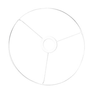 Armature abat-jour cercle avec croix Ø 20 cm