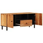 vidaXL Meuble TV 105x33x46 cm Bois d'acacia massif