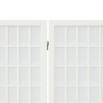 vidaXL Cloison de séparation pliable 6 panneaux 240x170 cm Blanc