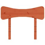 vidaXL Tête de lit cire marron 100 cm bois massif de pin