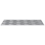 vidaXL Plaques en Aluminium à Motifs en Damier 4 Pièces Antidérapantes 40x20 cm