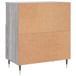 vidaXL Buffet Sonoma gris 60x35x70 cm Bois d'ingénierie