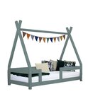 Lit cabane enfant NAKANA 80 x 180 vert sauge