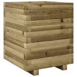 vidaXL Jardinière 40x40x49 5 cm bois de pin imprégné