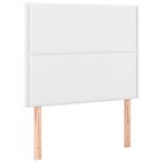 vidaXL Cadre de lit avec tête de lit Blanc 80x200 cm Similicuir