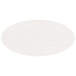 vidaXL Table basse Blanc 80x40x35 cm Bois massif de pin
