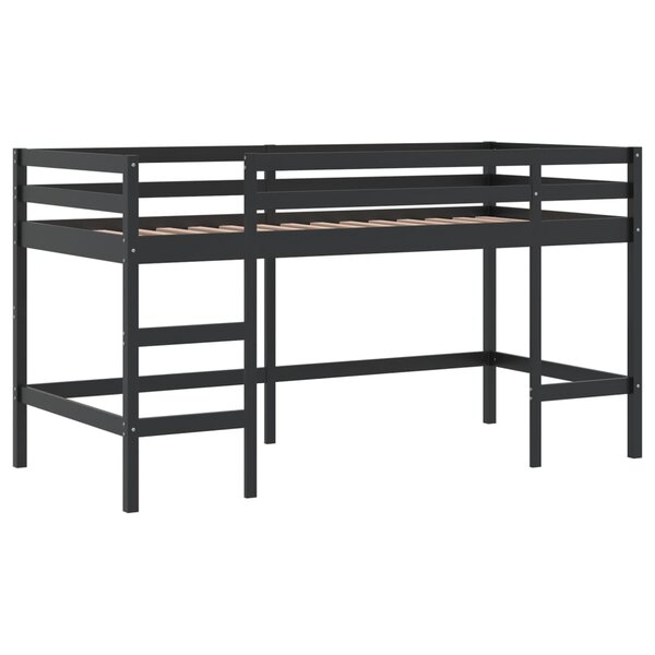 vidaXL Lit mezzanine enfants échelle 90x190 cm bois pin massif