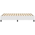 vidaXL Cadre de lit blanc 120x190 cm similicuir