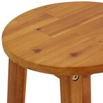 vidaXL Ensemble de bar de jardin 7 Pièces bois d'acacia solide