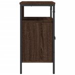 vidaXL Armoire lavabo de salle de bain chêne marron 60x30x60 cm