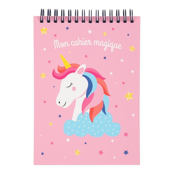 Cahier À Spirales Licorne - Draeger paris