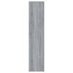 vidaXL Armoire à chaussures sonoma gris 80x39x178 cm bois d'ingénierie