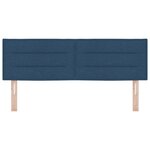 vidaXL Tête de lit LED Design Lignes Bleue 72 cm Tissu