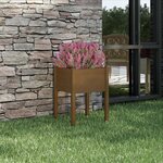 vidaXL Jardinière d'extérieur Marron miel 50x50x70 cm Pin massif