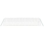 vidaXL Serre avec cadre en acier blanc 72 m² 12x6x2 85 m