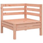vidaXL Canapés d'angle de jardin 2 Pièces bois massif douglas