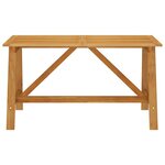 vidaXL Mobilier de salle à manger de jardin 5 Pièces Bois d'acacia solide