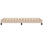vidaXL Cadre de lit Cappuccino 90x200 cm Similicuir