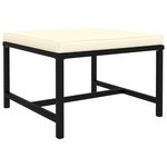 Salon de jardin meuble d'extérieur ensemble de mobilier 6 pièces avec coussins résine tressée noir 02_0016916