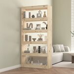 vidaXL Bibliothèque/Séparateur de pièce 80x30x167 4 cm pin massif