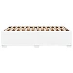 vidaXL Cadre de lit Blanc 120x200 cm Similicuir