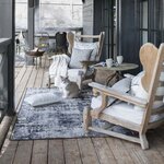 Tapis en polypropylène gris catania 110 x 60 cm