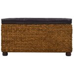 vidaXL Ensemble de banc lot de 2 Jacinthe d'eau Marron
