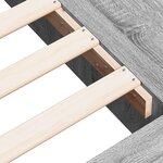 vidaXL Cadre de lit sonoma gris 90x190 cm bois d'ingénierie