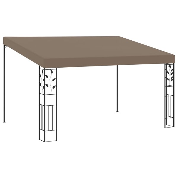 vidaXL Belvédère mural 4x3x2 5 m Taupe