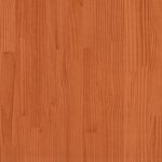 vidaXL Lit de jour sans matelas cire marron 80x200 cm bois pin massif
