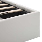 vidaXL Cadre de lit à rangement hydraulique sans matelas 120x200 cm