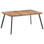 vidaXL Table à manger 169x98 5x76 cm bois massif de teck