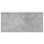 vidaXL Boîte de rangement gris béton 100x42x46 cm bois d'ingénierie