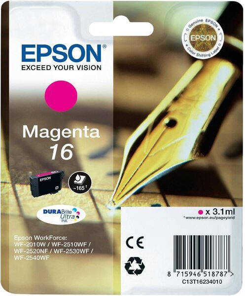 Cartouche d'encre epson stylo plume 16 (magenta)