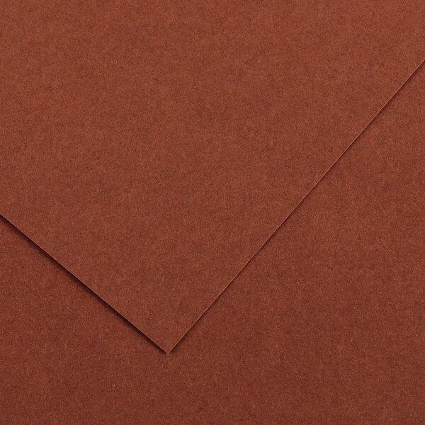 Paquet de 10 feuilles de papier Colorline CANSON 50 x 65 cm 150 g chocolat
