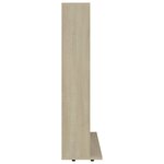 vidaXL Armoire à CD Chêne sonoma 102x23x89 5 cm Bois d’ingénierie