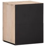 vidaXL Armoire murale de salle de bain 38x34x48cm bois massif manguier