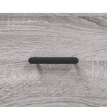 vidaXL Tables de chevet 2 Pièces sonoma gris 40x35x47 5 cm