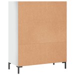 vidaXL Bibliothèque blanc brillant 69 5x32 5x90 cm bois d'ingénierie