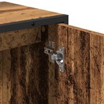 vidaXL Ensemble de meubles de salle de bain 2 pièces en bois ancien et en bois d'ingénierie