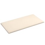 vidaXL Panneaux muraux 12 Pièces Crème 30x15 cm Velours 0 54 m²