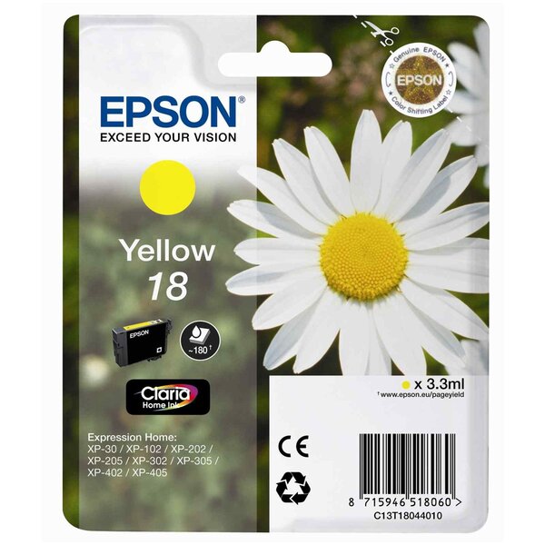 Cartouche d'encre epson paquerette 18 (yellow)