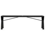 vidaXL Pieds de table basse cadre en Y 140x30x43 cm acier