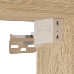 vidaXL Meuble TV Chêne sonoma 30 5x30x110 cm Bois d’ingénierie