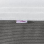 Matelas à ressorts ensachés vidaXL Gris clair Moyen 80x200x20 cm Tissu