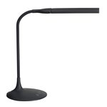 Lampe de bureau LED Twin, Puissance 6W, Durée 25 000h, Sans fil rechargeable par USB, Noir