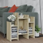 vidaXL Armoire latérale Chêne sonoma 60x26x60 cm Aggloméré