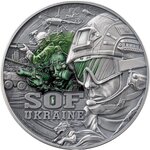 Pièce de monnaie en Argent 2000 Francs g 62.2 (2 oz) Millésime 2025 Guardians of Freedom SPECIAL OPERATIONS FORCES
